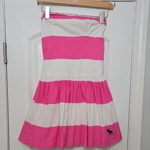 Abercrombie & Fitch Pink and White Kids Dress